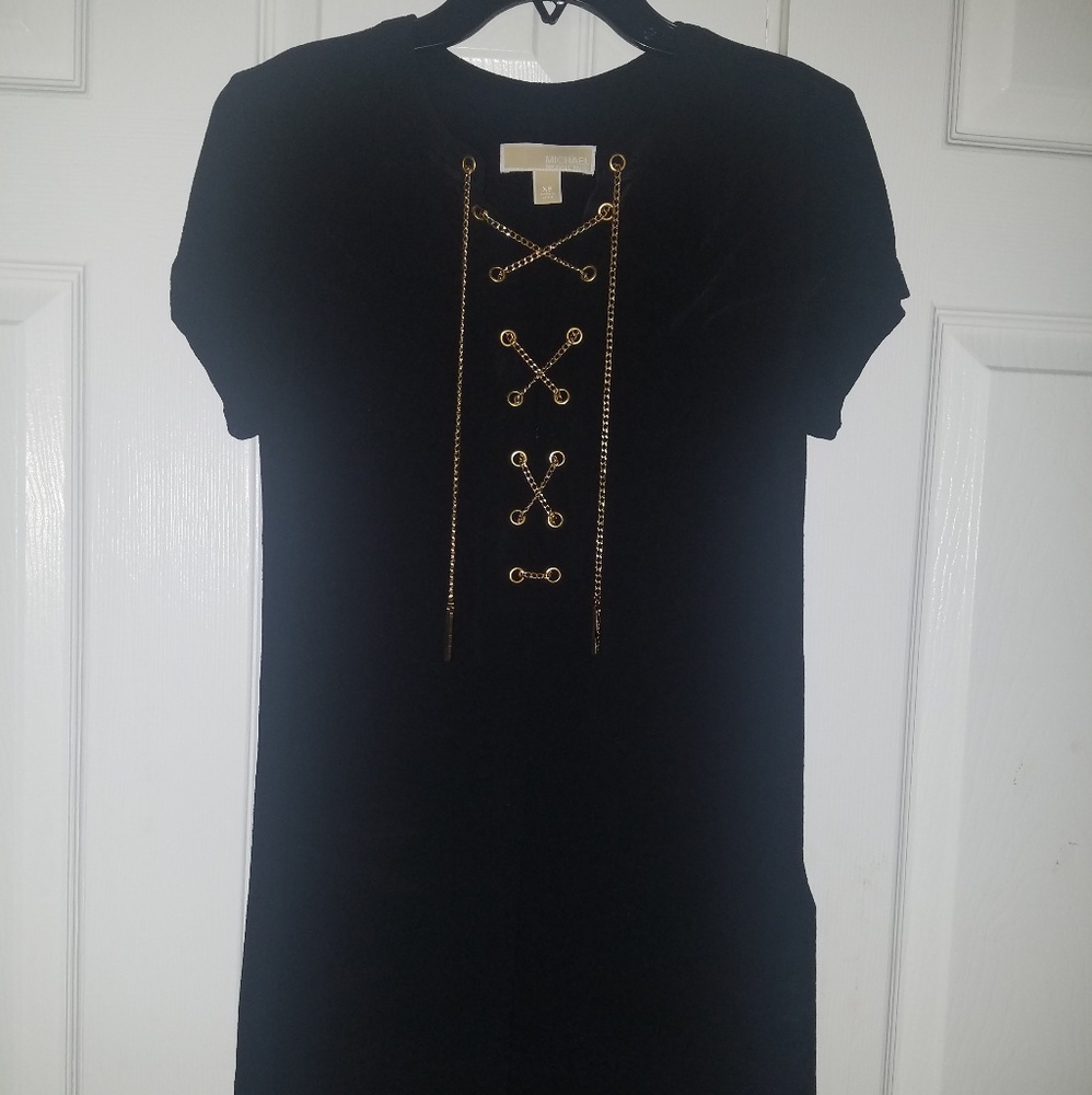 Michael Kors black chain dress